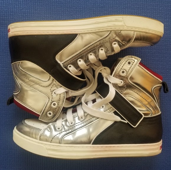 DSQUARED Other - DSquared Hi-Top Designer Fashion Sneakers US 9/42